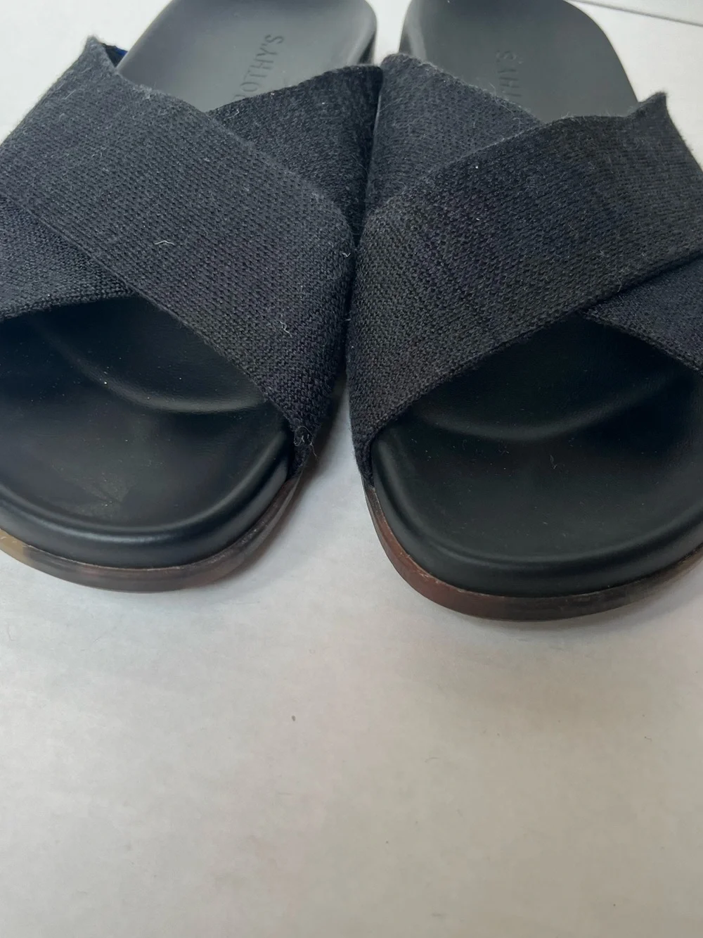 Rothy’s The Weekend Slide Sandal Black